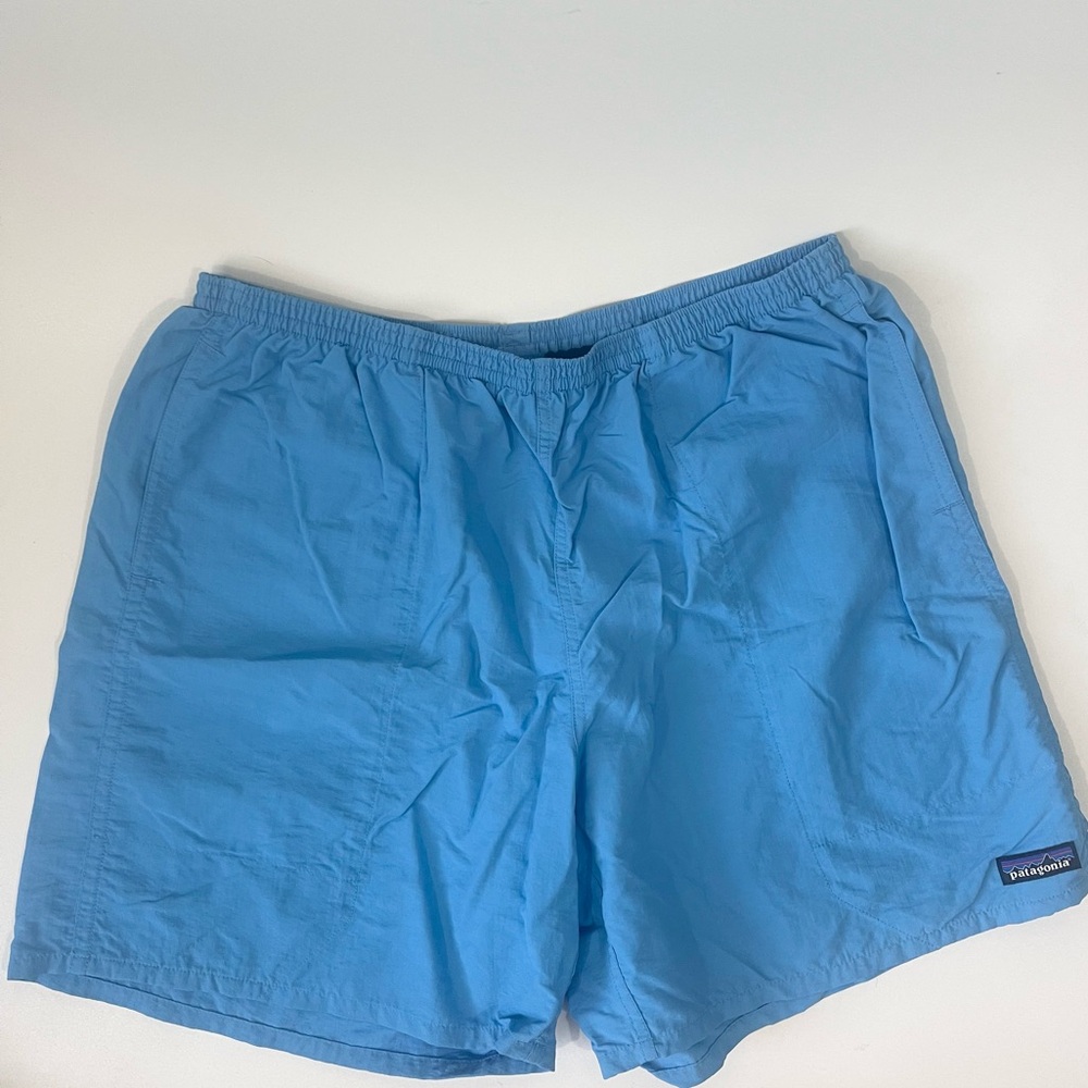 Patagonia Light Blue Baggies Shorts Size XL